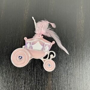 Christmas Ornament Holiday‎ Pink Carriage Feathers Can Be Personalized